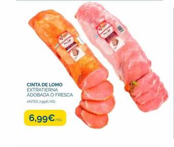 Cash Ecofamilia Cinta de lomo extratierna adobada o fresca oferta