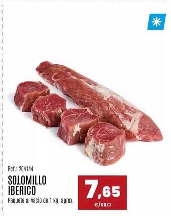 Makro Solomillo ibérico oferta