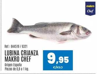 Makro Lubina crianza makro chef oferta