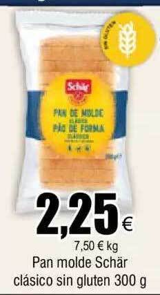 FROIZ Pan molde schär clasico sin gluten oferta