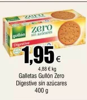 FROIZ Galletas gullón zero digestive sin azucares oferta