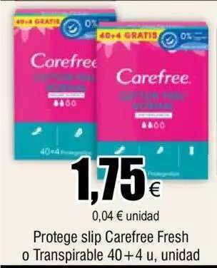 FROIZ Protege slip carefree fresh o transpirable oferta