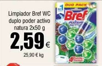 FROIZ Limpiador bref wc duplo poder activo natura oferta