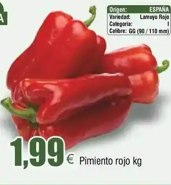 FROIZ Pimiento rojo oferta