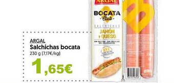 Hiper Usera Argal salchichas bocata oferta