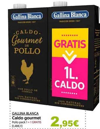 Hiper Usera Gallina blanca caldo gourmet oferta
