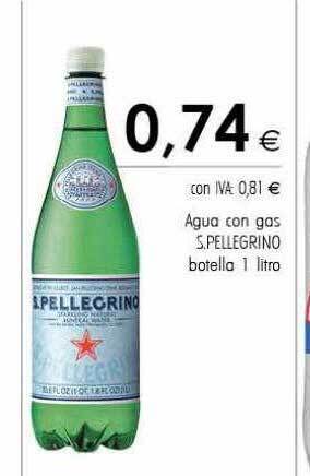Cash Ifa Agua con gas s. pellegrino oferta