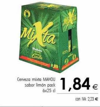 Cash Ifa Cerveza mixta mahou sabor limón oferta