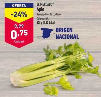 ALDI El mercado apio oferta