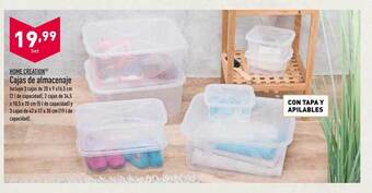 ALDI Home creation cajas de almacenaje oferta