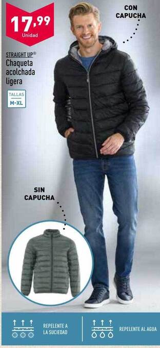 ALDI Straight up chaqueta acolchada ligera oferta