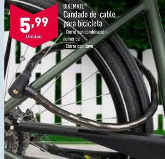 ALDI Bikemate candado de cable para bicicleta oferta