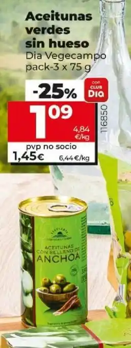 Dia Aceitunas verdes Sin Hueso oferta