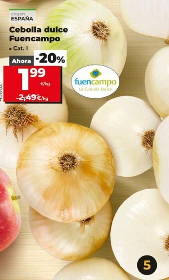 Dia Cebolla Dulce Fuencampo oferta