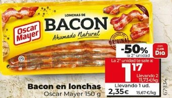 Dia Bacon En lonchas oferta