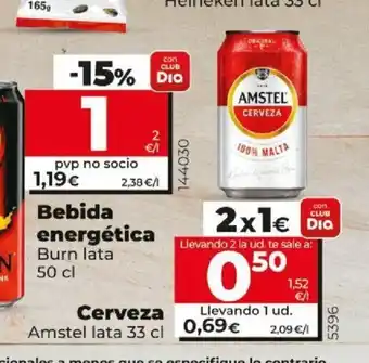 Dia Amstel Lata 33cl Cerveza oferta