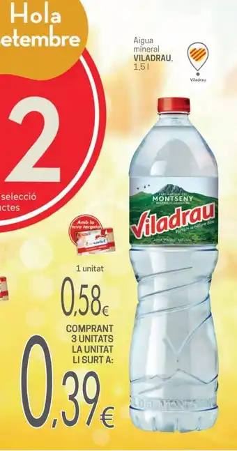 Valvi Supermercats Viladrau Aigua Mineral oferta