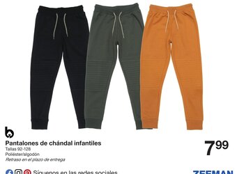 Zeeman Pantalones de Chándal Infantiles oferta