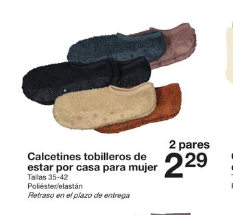 Zeeman Calcetines Tobilleros de Estar Por Casa Para Mujer oferta