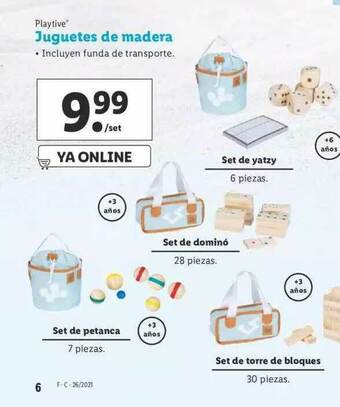 Lidl Playtive Juguetes De Madera oferta