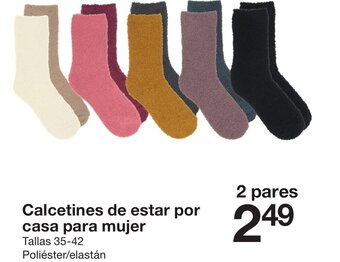 Zeeman Calcetines de Estar Por Casa Para Mujer oferta