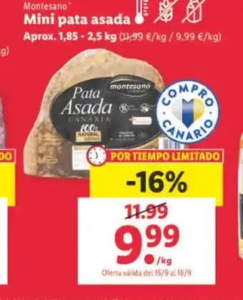 Lidl Mini Pata Asada oferta