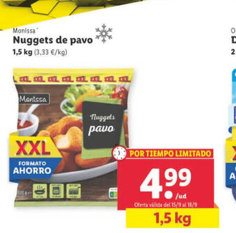 Lidl Nuggets de pavo oferta