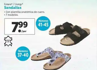 Lidl Esmara / Livergy Sandalias oferta