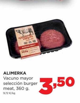 Alimerka Alimerka vacuno mayor selección burger meat oferta