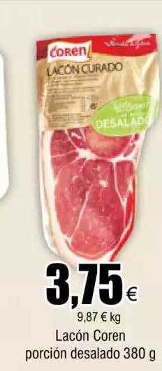 FROIZ Lacón coren porción desalado oferta