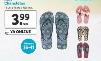 Lidl Esmara Chancletas oferta