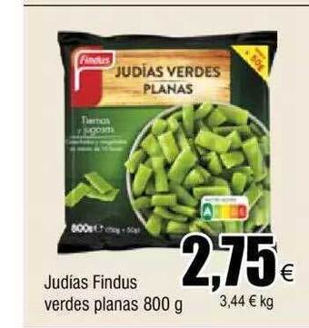 FROIZ Judías findus verdes planas oferta
