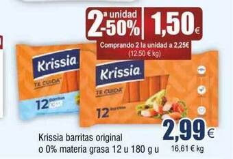 FROIZ Krissia barritas original o 0% materia grasa oferta