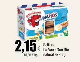 FROIZ Palitos la vaca que ríe natural oferta