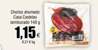 FROIZ Chorizo ahumado casa castelao semicurado oferta