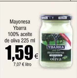 FROIZ Mayonesa ybarra 100% aceite de oliva oferta