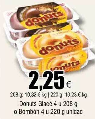 FROIZ Donuts glacé o bombón oferta