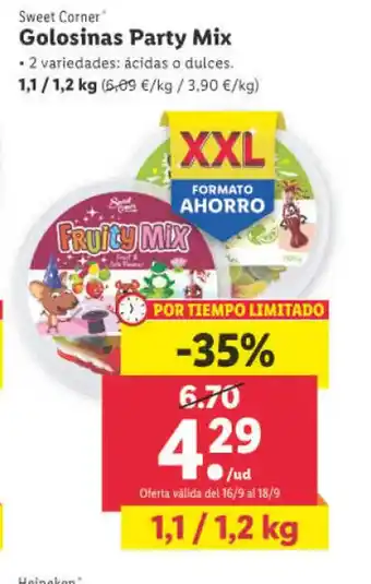 Lidl Golosinas Party Mix oferta