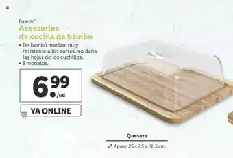 Lidl Ernesto Accesorios De Cocina De Bambú oferta