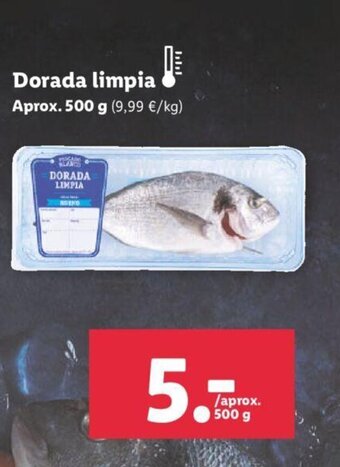 Lidl Dorada limpia oferta