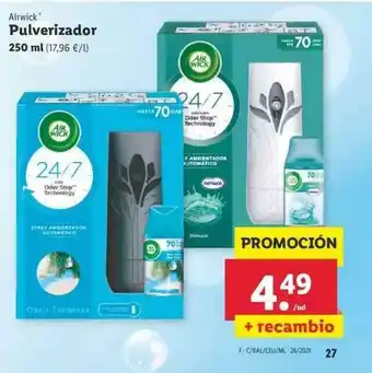 Airwick Pulverizador 250ml