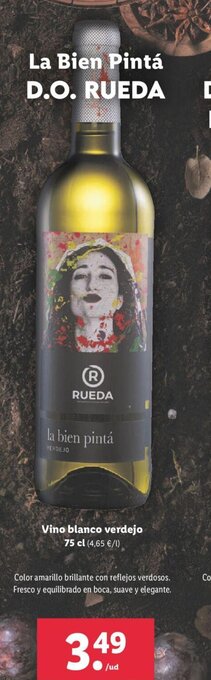 Lidl La Bien Pintá D.O Rueda oferta