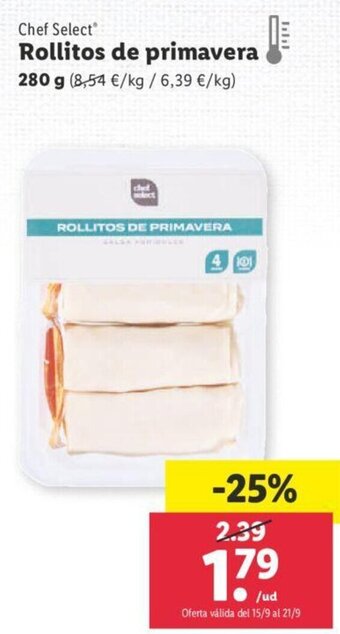 Lidl Chef Select Rollitos de primavera oferta