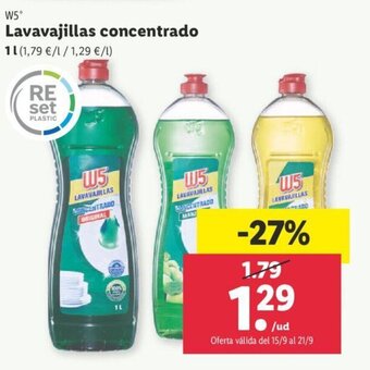 Lidl W5 Lavavajillas concentrado oferta