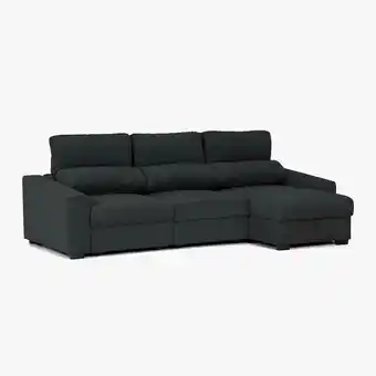 Sofá con chaise longue antracita ruffalo