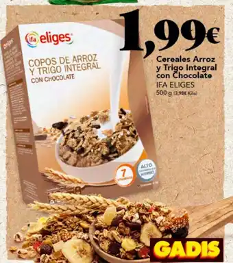 Gadis Cereales Arroz y Trigo Integral con Chocolate oferta