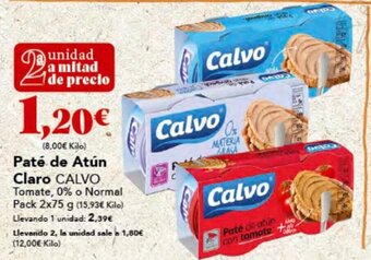 Gadis Paté de Atún Claro Calvo oferta