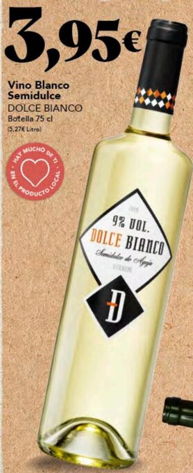 Gadis Vino Blanco Semidulce DOLCE BIANCO oferta