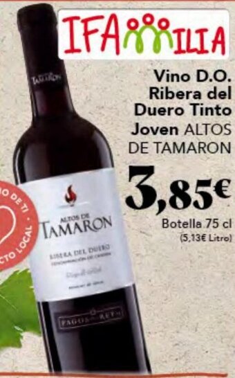 Gadis Vino D.O Ribera del Duero Tinto Joven ALTOS DE TAMARON oferta