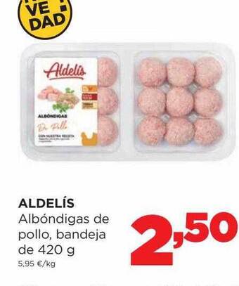 Alimerka Aldelís albóndigas de pollo oferta